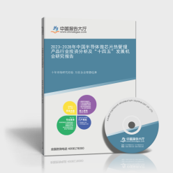 2023-2028年中國半導體微芯片熱管理產品行業投資分析與投資管理